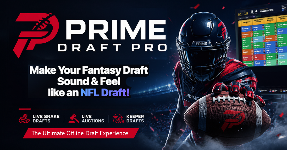 Live Fantasy Football Draft Board — Prime Draft Pro